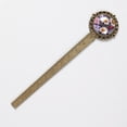 thumbnail image 2 of Minced flower Reading Accessories: Lace Bookmark in Antique Bronze - a Gift for Book Lovers, 2 of 5