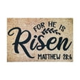thumbnail image 1 of Binwennn He Is Easter Risen Mats Holiday Mats Welcome Door Mats Polyester Door Mats Texture Throw Blanket Designer Throw Knitted Blanket Throw Fuzzy Rugs for Living Room Carpet 8x10 Living Room Throws, 1 of 6