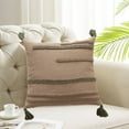 thumbnail image 4 of New Indian Plush Pillowcase With Loop Velvet Tassels Modern Simplicity Ins Style Office Cushion Pillowcase Set Gift-Camping Essentials, 4 of 8