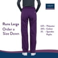 thumbnail image 5 of Cherokee Workwear Professionals Women's Scrubs Pant Mid Rise Straight Leg Pull-On Cargo WW170, 5 of 6