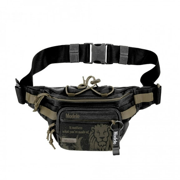 Modelo Especial 898737 Black Waist Pack with Bottle Opener