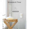 thumbnail image 4 of Mini Prise Intelligente Compatible avec Alexa et Google Home, Prise Wifi avec Télécommande et Fonction Minuterie, Prend en Charge Seulement le Réseau 2,4 GHz, Aucun Concentrateur Requis, Homologué Etl Fcc (Lot de 1), 4 of 7