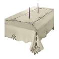 thumbnail image 1 of Violet Linen Nappe en Dentelle Beige 70 Pouces Ronde, 1 of 4