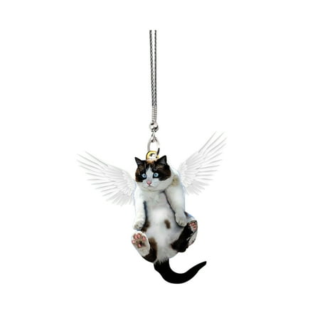 

Baocc pendant lights kitchen island Car Cute Cat Hanging Ornament With Colorful Aerosphere Hanging Ornament Gift New