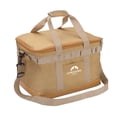 thumbnail image 1 of Ygjytge Oxford Camping Meal Bag Save Space Accesorios Impermeables para Exteriores (Caqui), 1 of 9