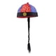 thumbnail image 2 of Sombrero de fiesta de seda con cola de caballo para hombre y mujer, estilo chino oriental, para adultos rojo azul, 2 of 9