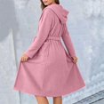 thumbnail image 5 of Gifts for Her Bathrobe for Women Fluffy Women's Nightgowns & Sleepshirts Oversize Fitness Women's Robes House Womens Robe Purple, 5 of 9