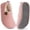 Pink, variant on BERANMEY Soft Memory Foam Slippers for Women and Men, Fuzzy Curly Fur House Slippers with Non-Slip Rubber Sole, Cozy Indoor Closed Back Home Shoes for Family