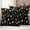 Black Beige, variant on Christmas Tree Outdoor Waterproof Pillow Covers, Winter Xmas Pine Leaf Snowflake Black Decorative Square Throw Pillowcase Sofa Cushion Sham for Patio/Couch/Chair, 20"x20" 2 Pack
