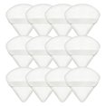 thumbnail image 1 of 2 Pack Triangle Powder Puff - Makeup Pads Rounds Foam Makeup Wedges for Foundation with Aloe 12 Pack Makeup Sponges ReusMakeup Pad Holder Make up Sponges Bundle for Loose Powder Body Make up, 1 of 8