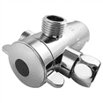 thumbnail image 6 of 2X 3 Way Shower Diverter with Hand Shower Cradle Overhead Spray Shower Arm Tee Splitter Boom Adapter, 6 of 7