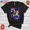 Black-6, variant on Fox Sloth Riding Unicorn In Planet Space, Funny Space Farming Lover T-Shirt