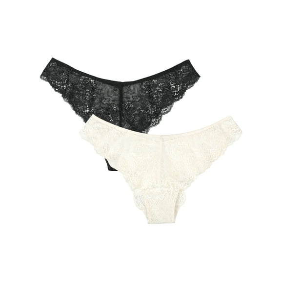 Smart & Sexy Women's 2-Pack Temptation Lace Brazilian Panty