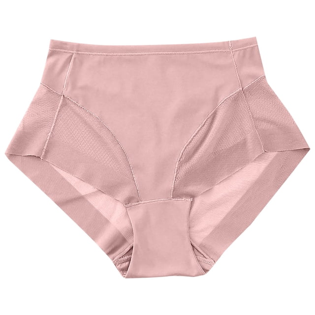 GDREDA Comfy women's underwear Personality Design Solid Color Casual Panties And Exquisite Design Pink,S