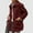 007 Red, variant on SCSAlgin Women's Winter Faux Fur Coats Long Sleeve Lapel Button Down Pockets Fleece Sherpa Jacket Casual Trendy Outerwear