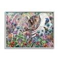 thumbnail image 4 of Stupell Industries Angel & Fairies Vivid Meadow Fairy Tales & Fantasy Painting Gray Framed Art Print Wall Art, 4 of 5