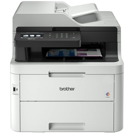 Brother MFC-L3750CDW Compact Digital Color All-in-One Printer, 3.7” Color Touchscreen, Wireless and Duplex Printing