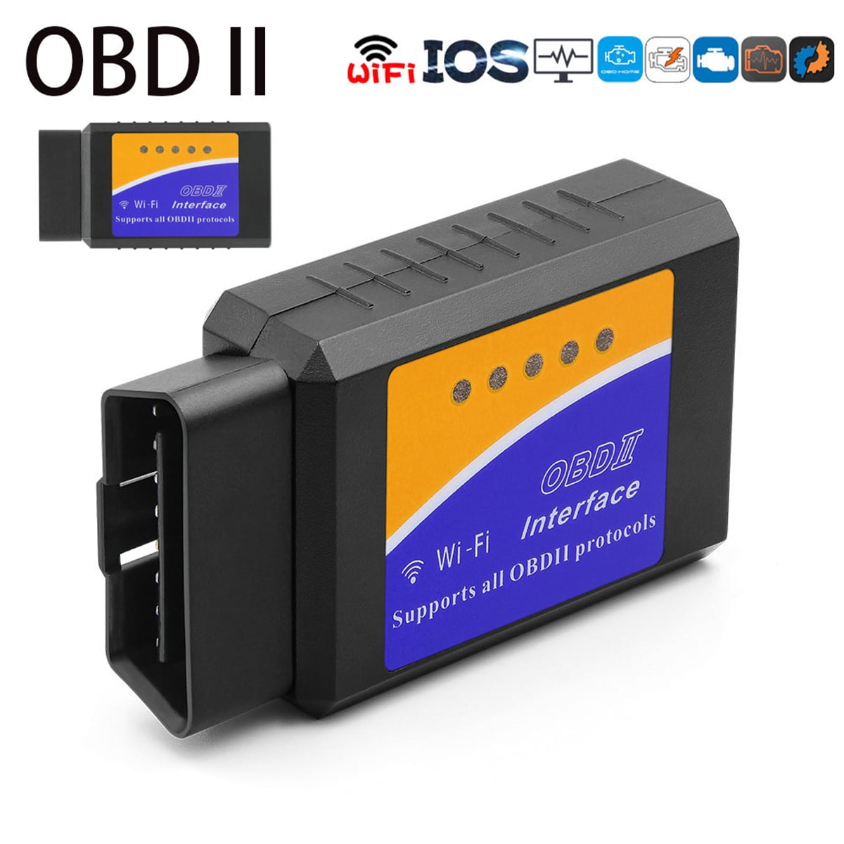 Lieonvis Products Wireless WiFi (OBDII) OBD2 Code Reader & Scan Tool  Wireless Check Engine Light Diagnostic Scan Tool for Cars & Trucks for  Android/Windows/iOS 
