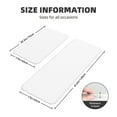 thumbnail image 2 of Logiee White Print Kitchen Mats for Floor Sets of 2,Waterproof Kitchen Rugs,Non Slip Comfort Standing Mat Rug for Home,Runner,Sink,Office,Laundry, 2 of 6