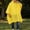 Yellow, variant on Gamivast Hooded Rain Poncho Men Waterproof Lightweight Reusable Raincoat With Drawstring Hood Snap Sides Portable Outdoor Rain Gear for Camping Hiking Travel Festival