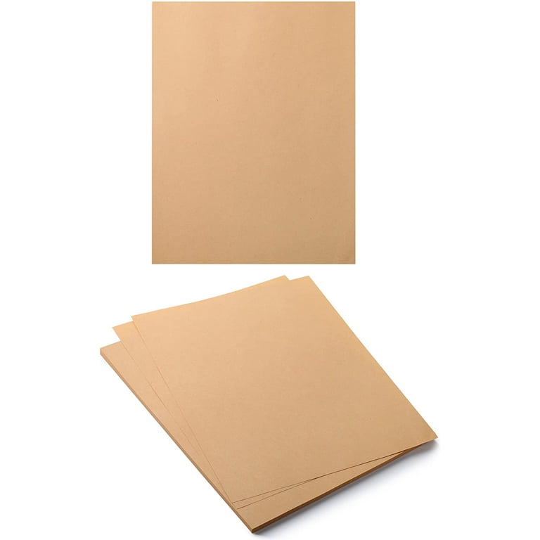 Mr. Pen- Kraft Paper Sheets, 50 Pack, 8.5 x 11, Kraft Paper, Brown Craft  Paper, Brown Card Stock, Craft Paper Sheets