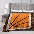thumbnail image 6 of Basketball Blanket Basketball Decor Throw Blanket Gifts for Girls Boys Basketball Lover Winter Bedding Super Warm Soft Plush Lightweight Fleece Flannel Blanket for Kids Teens Adults Men Women 80"X60", 6 of 6