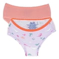 thumbnail image 4 of Pantaleta Fruit Of The Loom para Niña, Multicolor Liso y Dinosaurios 1 Paquete con 2 Piezas Talla 4-5, 4 of 4