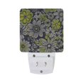 thumbnail image 5 of Yayeee LED Night Light for The Home Plug in With Light Sensors 2 Pack, Beige Flower Pattern, 5 of 6