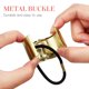 thumbnail image 3 of 4 piezas de metal para coleteros, hebillas para el pelo, accesorios de moda para mujeres y niñas (oro, plata, oro rosa y negro cada una), 3 of 7