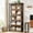 Brown, variant on Tribesigns 6-Tier Bookcase, 71 Inches Industrial Bookshelves and Bookcases, Floor Standing 5 Shelf Display Storage Shelves Tall Bookcase for Home Office, Living Room, Bed Room