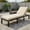 Brown, variant on Resenkos Outdoor Chaise Lounge Chair, Outdoor Rattan Adjustable Cushioned Chaise, Portable Recliner for Lawn Garden Beach Yard, Red