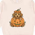 thumbnail image 3 of Inktastic Halloween Goldendoodle Pumpkin Toddler Sweatshirt, 3 of 4