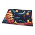 thumbnail image 2 of 12x16 inch Canvas Frameless Painting Moonlit Night Christmas Tree,Garden Yard,Man Cave,Office,Garage Wall Accents,Classic Home Holiday Decorations,Charm Christmas Tree Oil Paintings On Canvas, 2 of 6