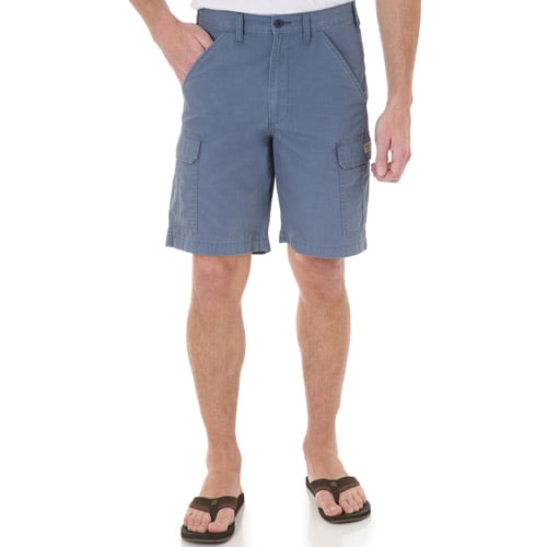 wrangler men's side elastic cargo short