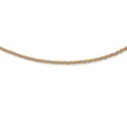 thumbnail image 1 of 14K Yellow, White & Rose Gold Diamond Cut Multi Strand Braided Mirror Spring Necklace 17" Lobster Clasp, 1 of 1