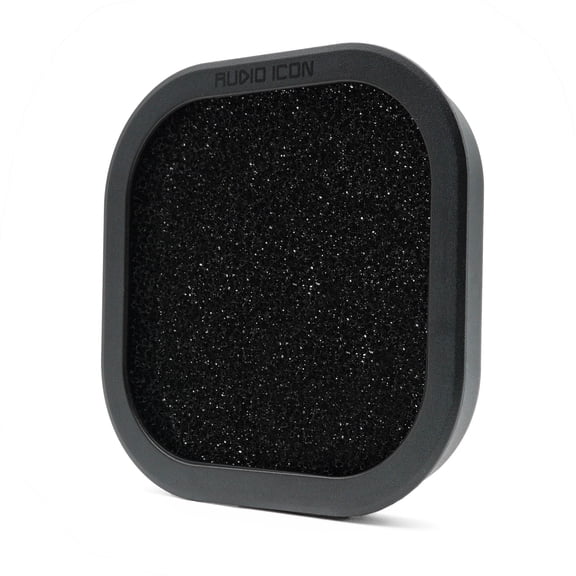 Pop Shield Replacement Windscreen for Audio Icon Flex Pro Interchangeable Professional Studio Recording Microphone Dual Layer Isolation Booth Foam Ball [Pop Filter Only] (Acoustic Foam Pop Filter)