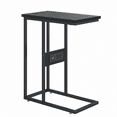 thumbnail image 2 of VECELO C Shaped End Table with Charging Station, Small Side Tables C Couch Table for Living Room, Bedroom, Sofa Table with USB Ports and Outlets for Small Spaces, Black, 2 of 8