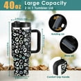 thumbnail image 4 of Ochapa 40 oz Tumbler with Handle and Straw, Travel Mug for Car, 2-in-1 Lid Stainless Steel Tumblers, 4 of 8
