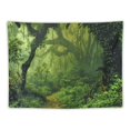 thumbnail image 5 of PRATYUS Misty Forest Tapestry Magical Nature Green Tree Wall Tapestry Rainforest Landscape Tapestry Wall Hanging Bohemian Psychedelic Tapestry for Bedroom Living Room Dorm Painting, 5 of 6