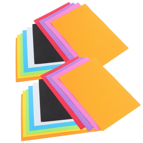 OUNONA Colored Sponge Paper for DIY Crafting Folding Art and Handmade Decorative Projects