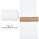 thumbnail image 2 of Rollo de encaje de 5 yardas de tela de algodón blanco de 4" de ancho para vestidos, manteles, diademas, bodas, festivales y decoraciones para eventos., 2 of 9