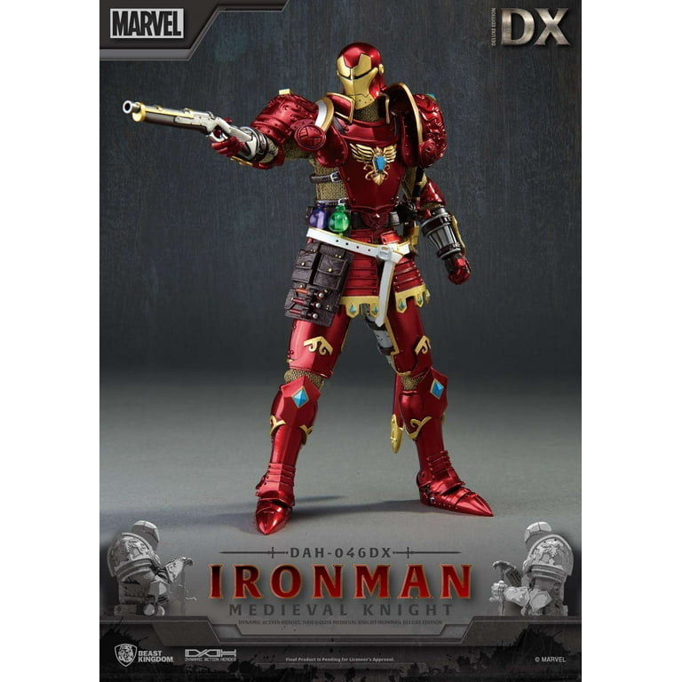 Marvel Deluxe Iron Man Medieval Knight DAH-046DX Dynamic 8Ction