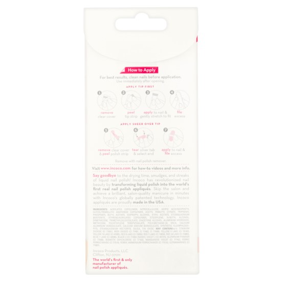 Incoco Nail Polish Strips, Break The Ice