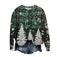 thumbnail image 3 of LSLJS Christmas Sweatshirts for Women Crewneck Long Sleeve Shirts Funny Trendy Christmas Print Graphic Fall Tops, Gifts for Women, S-2XL, 3 of 6