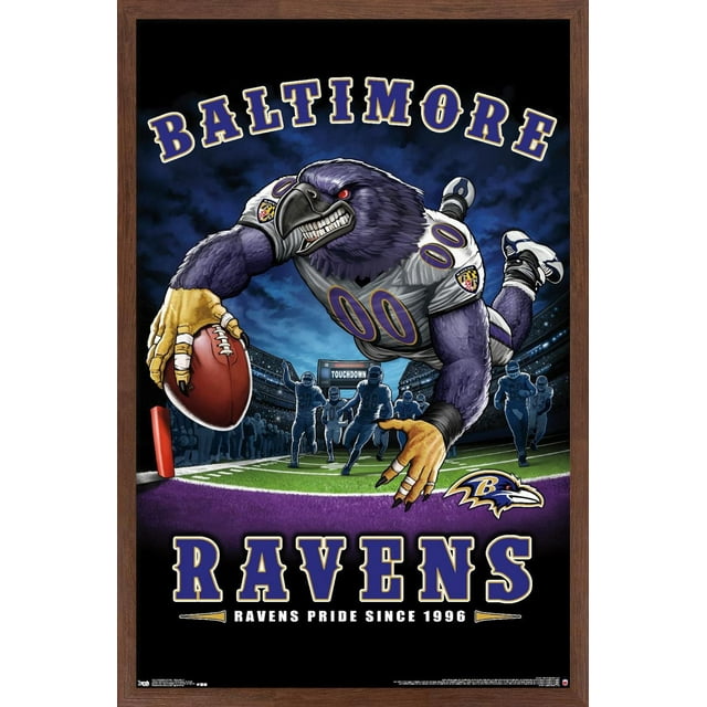 NFL Baltimore Ravens - End Zone 17 Wall Poster, 14.725" x 22.375"