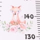 thumbnail image 5 of Tabla de crecimiento del bebé que entrega la regla Decoración de la pared para niños Calcomanías extraíbles de la medida de la altura de la lona Eigraketly JJ23916-05, 5 of 6