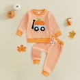 thumbnail image 2 of xaweyi Toddler Baby Boy Fall Winter Clothes Color Block Long Sleeve Sweatshirt Tops + Joggers Pants Outfit Set,Sizes 12-18 Months, 2 of 8