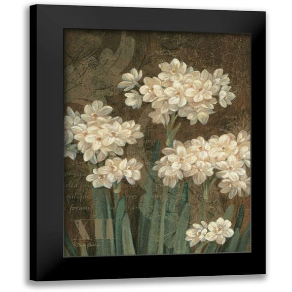 Gladding, Pamela 12x14 Black Modern Framed Museum Art Print Titled - Petit Jardin Narcissus