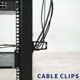 VIVO 12U Open Frame Adjustable Server Rack, 4 Post Mobile Data Holder ...