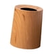 thumbnail image 5 of Papelera de madera elegante sin tapa, multiusos, para el hogar L. marrón, 5 of 9